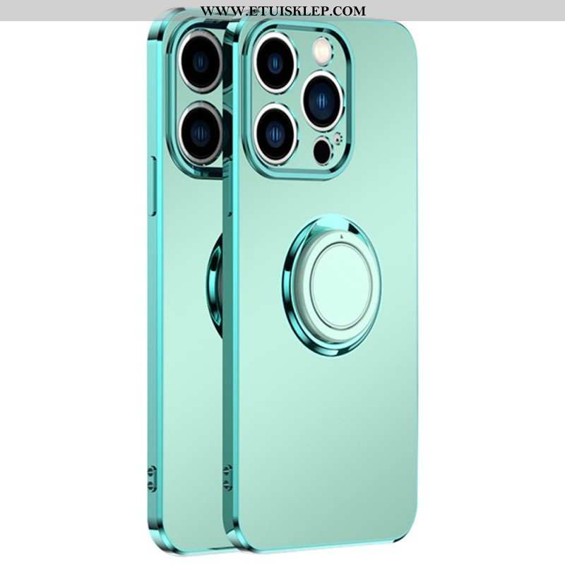 Etui do iPhone 14 Stylowy Metalowy Wspornik Pierścieniowy